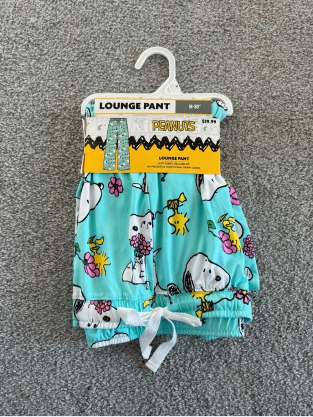 Peanuts Snoopy lounge pants new with tags, never worn